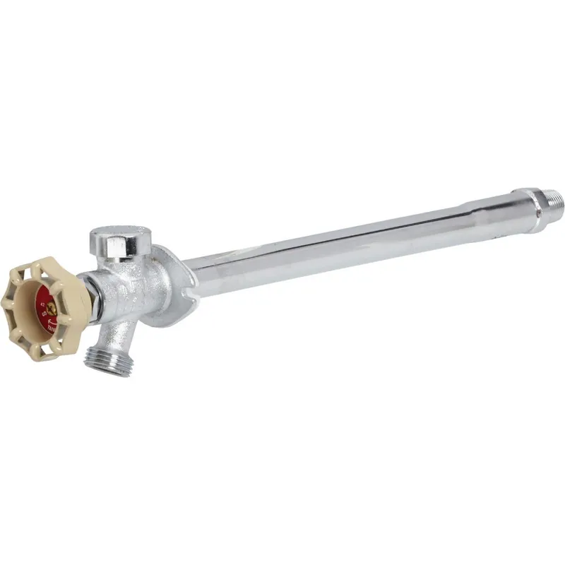 ProLine 1104-595 1/2 In. Push Fit x 8 In. Multi-Turn Valve Frost Free Wall Hydrant
