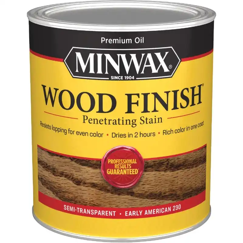 Minwax 70008444 Wood Finish Penetrating Stain Early American 1 Qt.