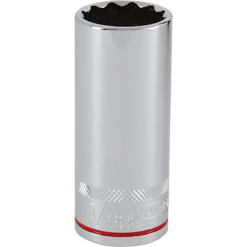 Channellock 327284 1/2 In. Drive 15/16 In. 12-Point Deep Standard Socket