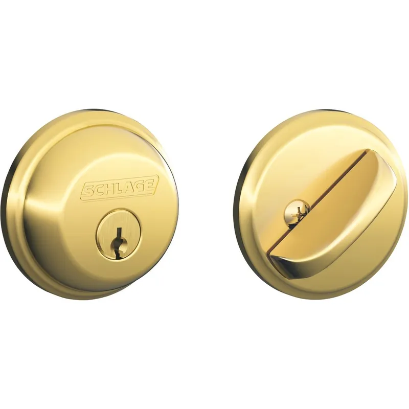 Schlage B60N605 Maximum Security Single Cylinder Deadbolt