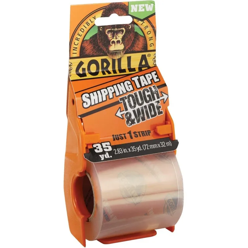Gorilla Glue 6045002 Clear Shipping Tape 2.83 In. W. x 35 Yd. L.