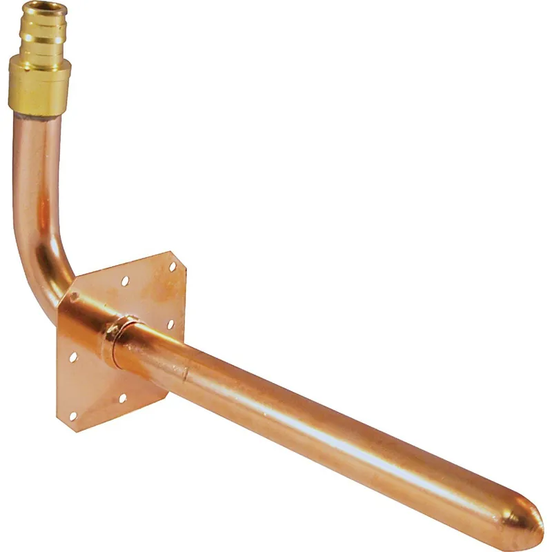 Apollo EPXSTUBWE12 Barb x 4 In. x 8 In. Copper PEX Stubout with Ear, Type A
