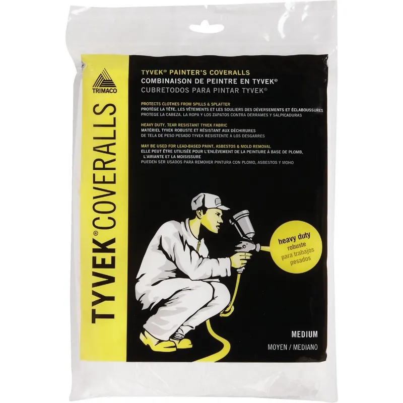 Trimaco 14121 Medium Reusable Painter's Coveralls