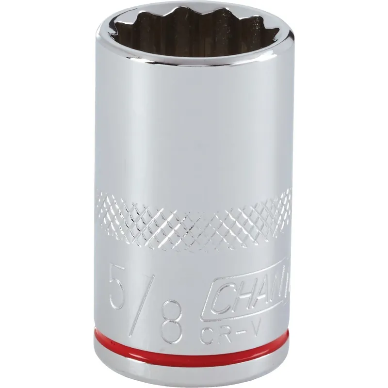 Channellock 333107 1/2 In. Drive 5/8 In. 12-Point Shallow Standard Socket