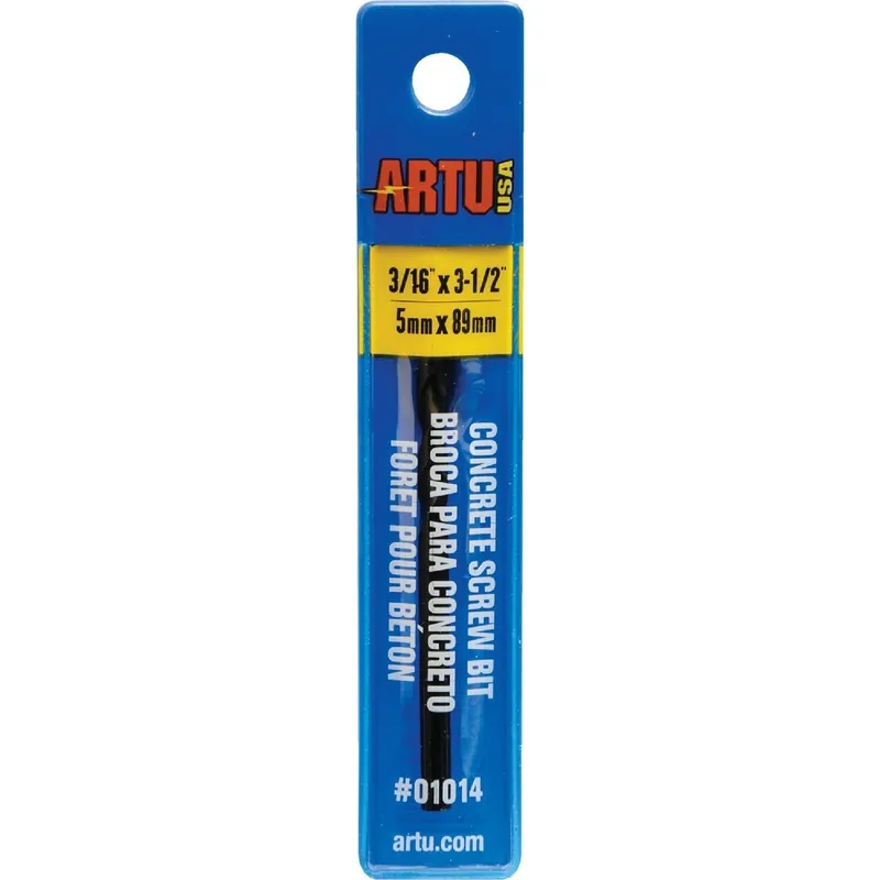 ARTU 01014 3/16 In. x 3-1/2 In. Masonry Drill Bit