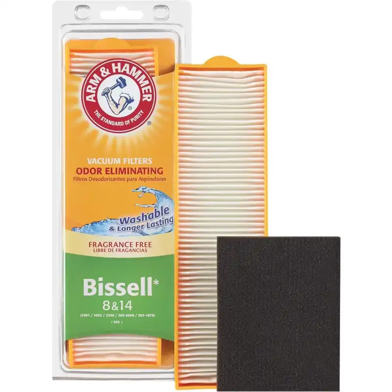 Arm & Hammer 62648FQ Bissell Style 8/14 HEPA Lift-Off, Momentum, Pet Hair Eraser Vacuum Filter