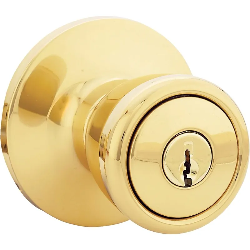 Steel Pro TR700B Polished Brass Entry Door Knob