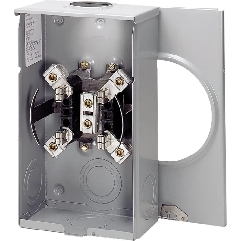 Eaton UTRS202BCH 200A 600V 4-Jaw Outdoor Overhead Service Meter Socket