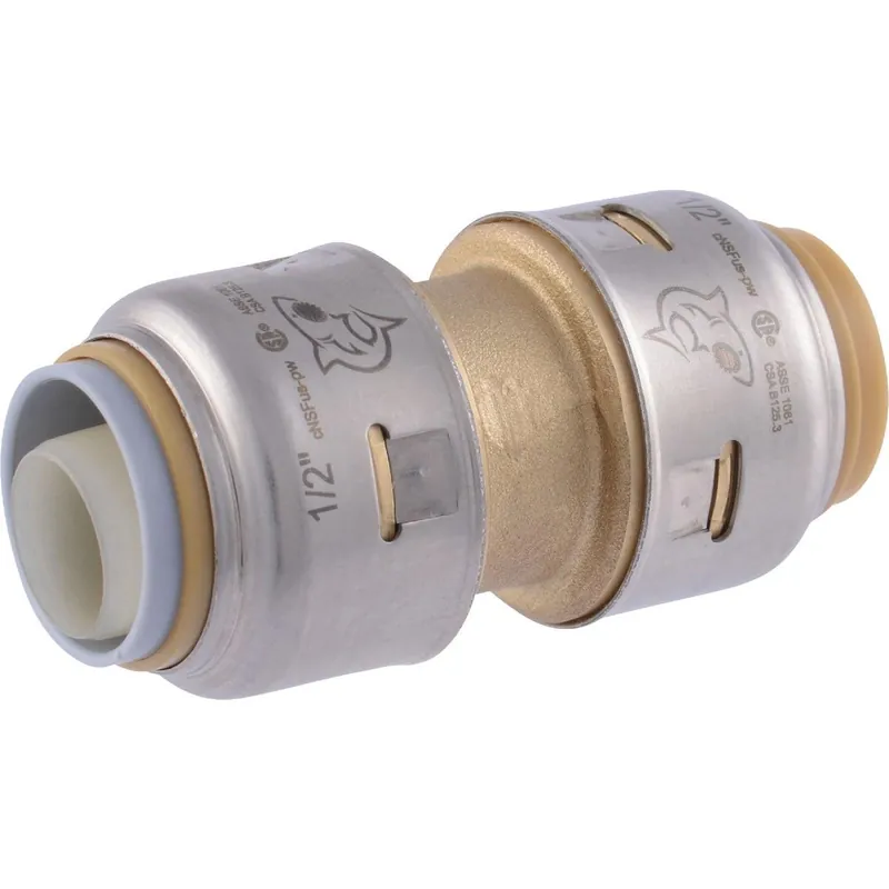 SharkBite UR4008A Push-to-Connect Polybutylene Conversion Coupling