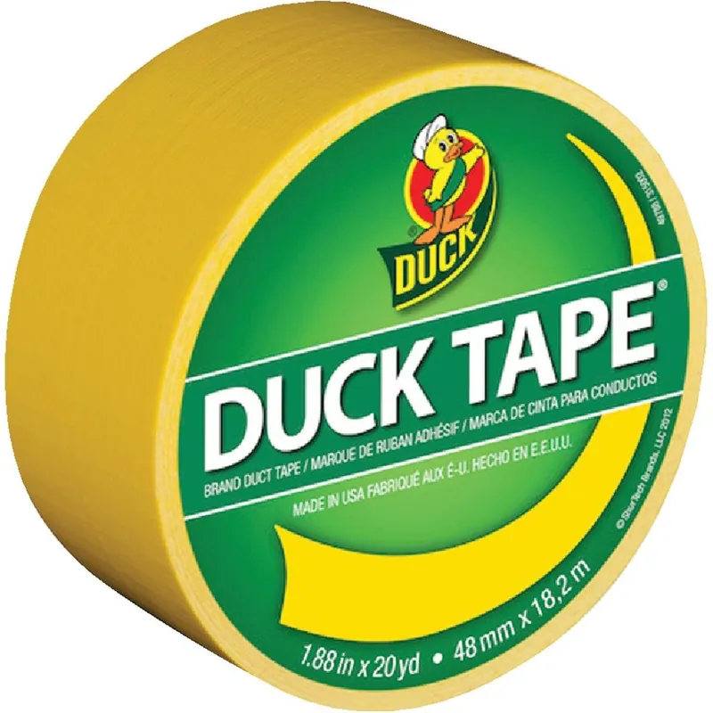 Duck Brand 1304966 Duck Tape 1.88 In. x 20 Yd. Colored Duct Tape Yellow