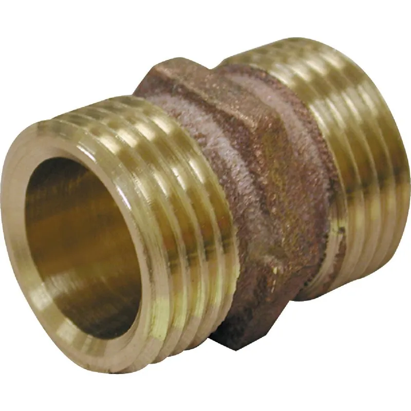 Anderson Metals 737486-121208 MHT x MHT or FIP Brass Adapter