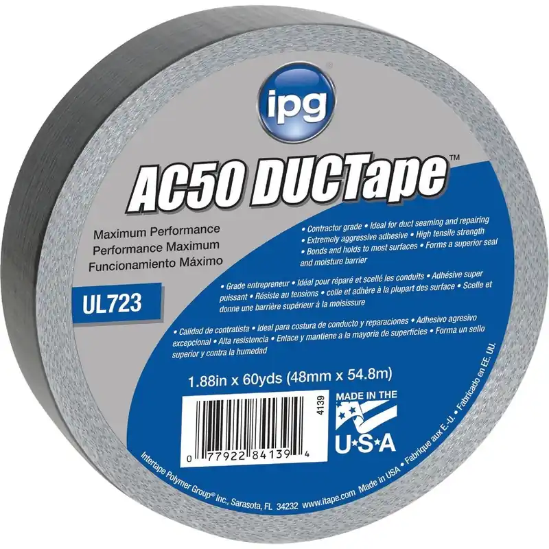 Intertape 84139 AC50 DUCTape 1.88 In. x 60 Yd. Max Contractor Grade Duct Tape Replacement MPN