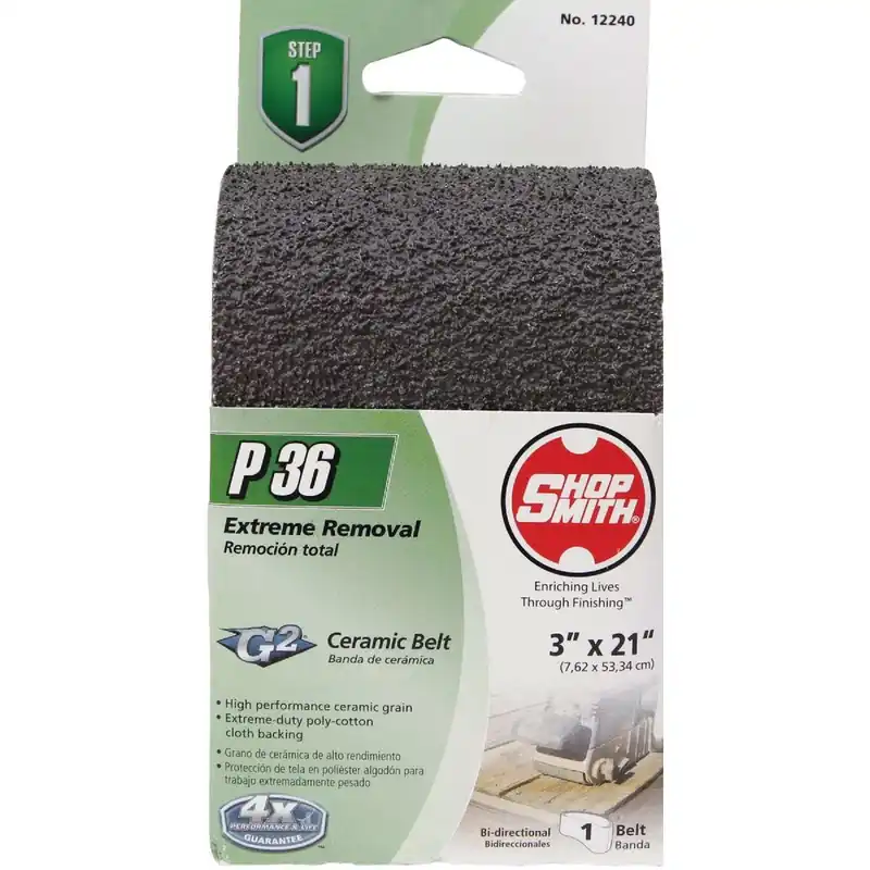Gator 7091 ALI7091 3 In. x 21 In. 36 Grit Coarse Heavy Duty Sanding Belt