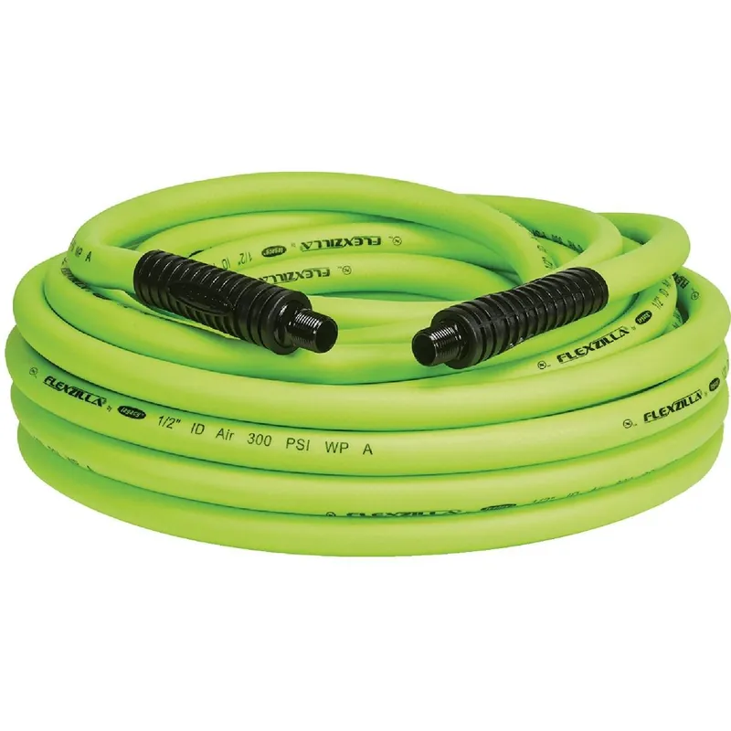 Flexzilla HFZ1250YW3 Polymer-Blend Air Hose Power 1/2 In. x 50 Ft. Replacement MPN HFZ1250YW3