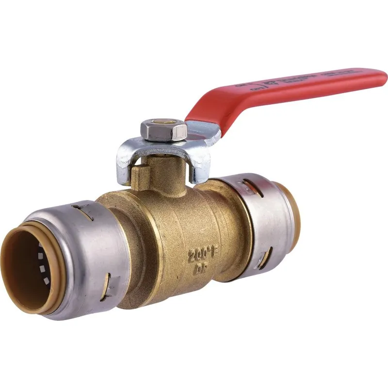 SharkBite UR22185A 3/4 In. Brass Push-Fit Ball Valve