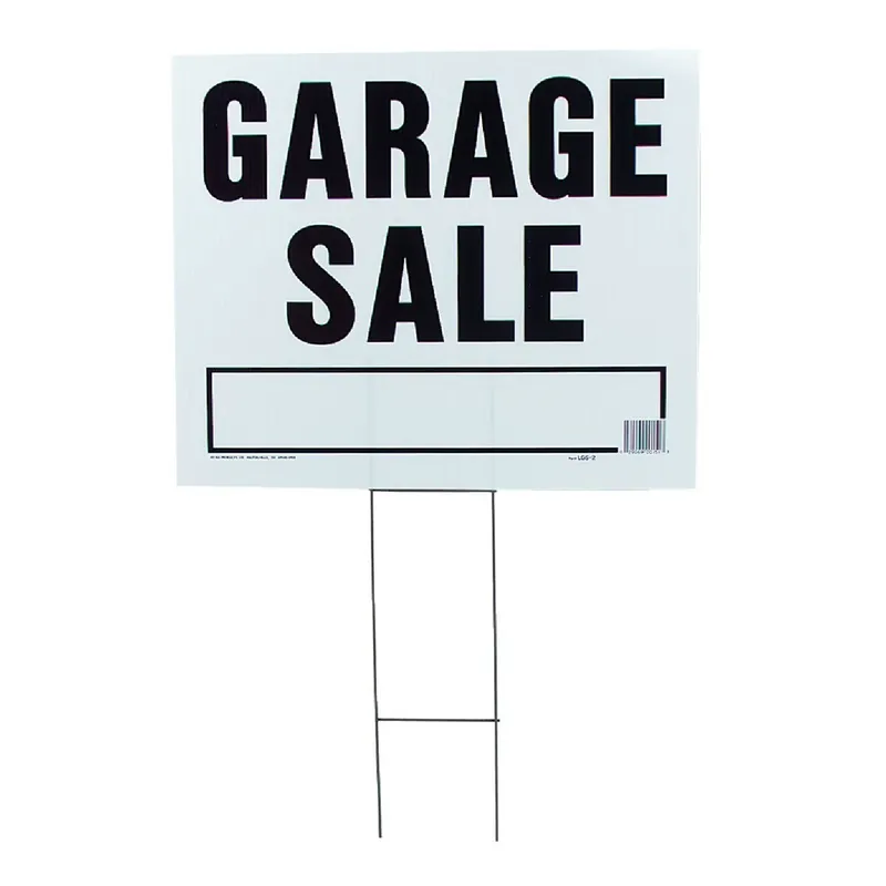 Hy-Ko LGS-2 Garage Sale Corrugated Plastic Sign