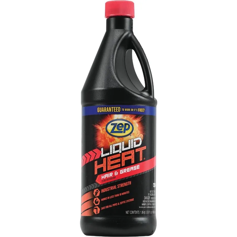 Zep ZULH34 Liquid Heat Drain Opener & Cleaner 34 Oz.