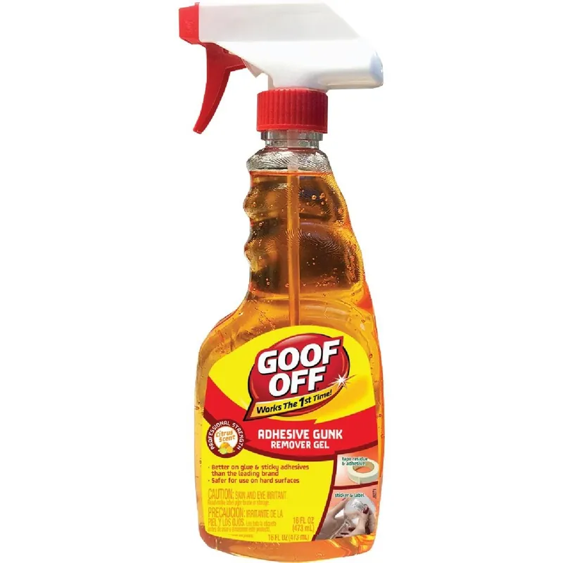 Goof Off FG796 Gunk & Adhesive Remover 16 Oz.