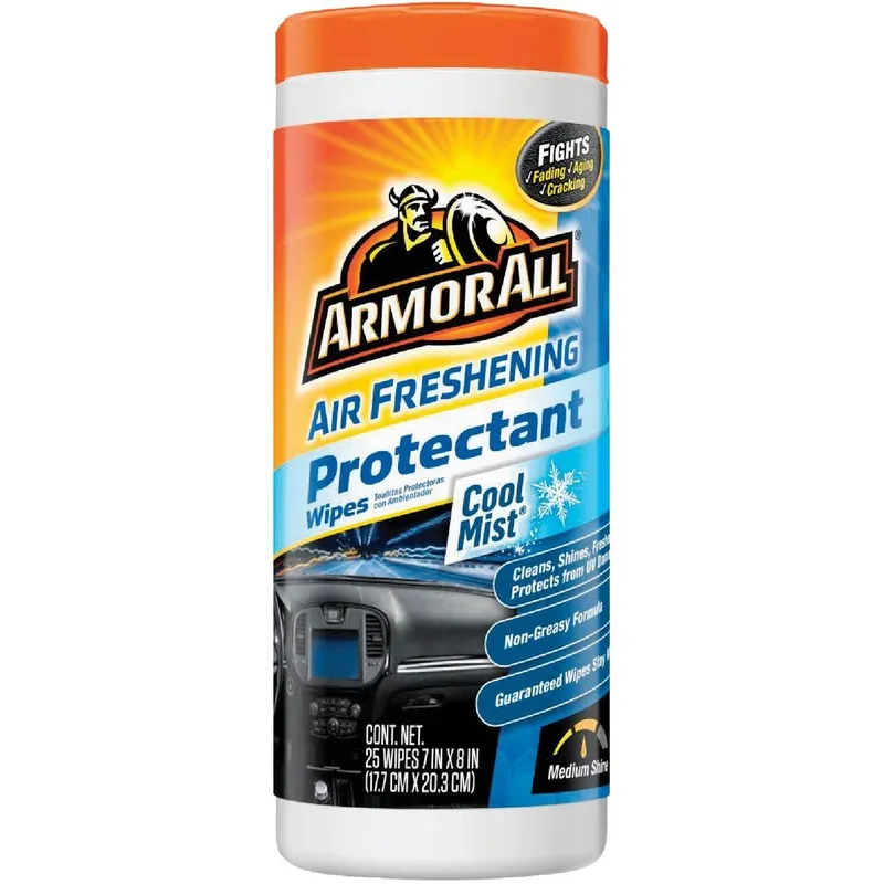 Armor All 14659B Cool Mist Scent Air Freshening Protectant Wipe (25- Count)