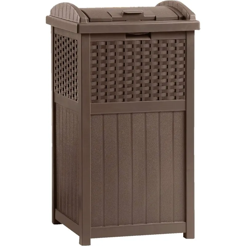 Suncast GHW1732 Trash Can 30 to 33 Gal. Brown