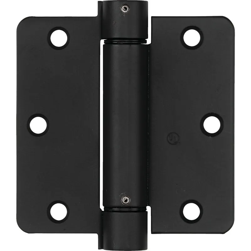 National N350827 3.5 In. Oil Rubbed Bronze 1/4 In. Radius Spring Door Hinge