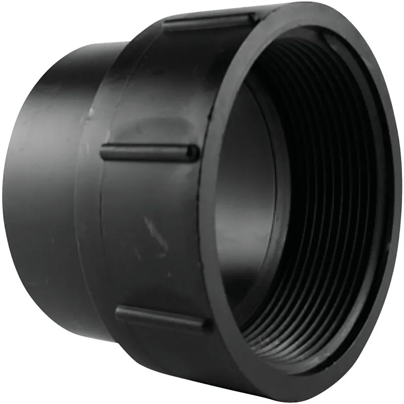 Charlotte Pipe ABS001051000HA 3 In. Spigot x FIP Fitting ABS Cleanout