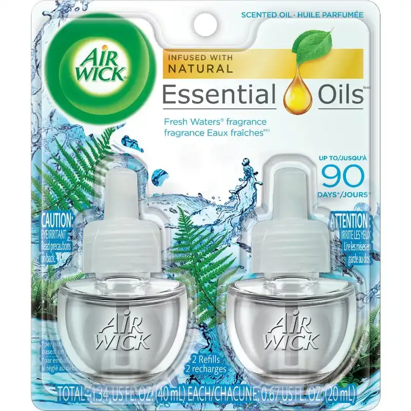 Air Wick 6233879717 Fresh Waters Scented Oil Refill (2-Pack)