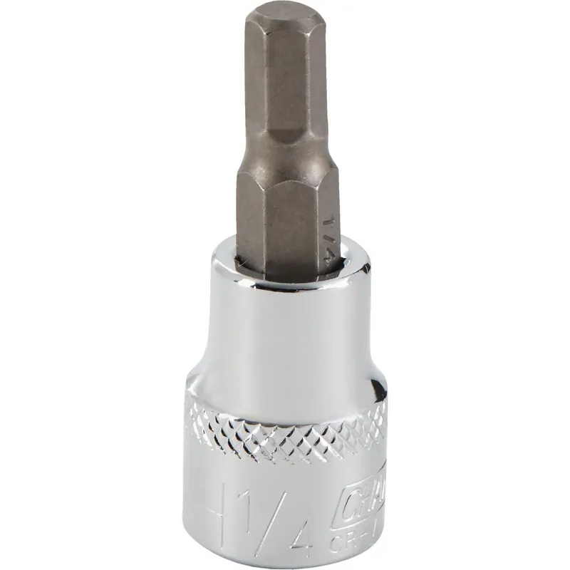 Channellock 371181 3/8 In. Drive 1/4 In. 6-Point Standard Hex Bit Socket