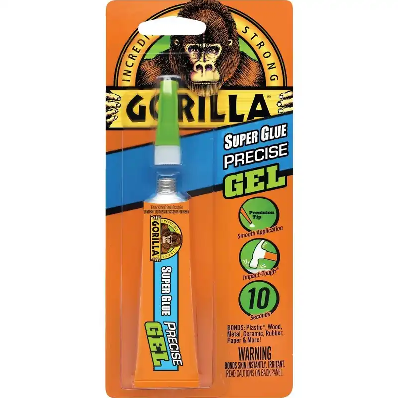 Gorilla Glue 109804 Super Glue No Drip Gel 0.53 Oz. Each