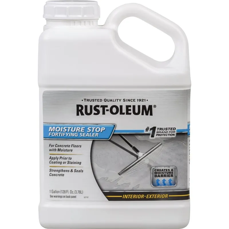 Rust-Oleum 301239 Moisture Stop Fortifying Concrete Sealer 1 Gal. Clear