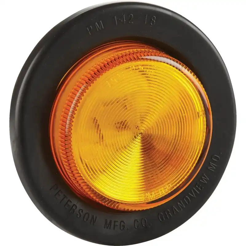 Peterson V162KA Round Amber 2-1/2 In. Clearance Light