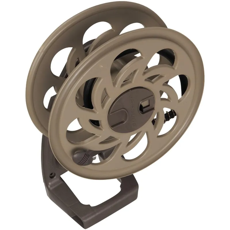 Suncast STA125B Sidetracker 125 Ft. x 5/8 In. Taupe Resin Hose Reel