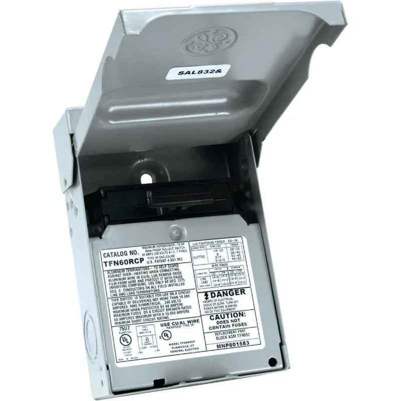 GE TFN60RCP Air Conditioner Disconnect 60A 240V