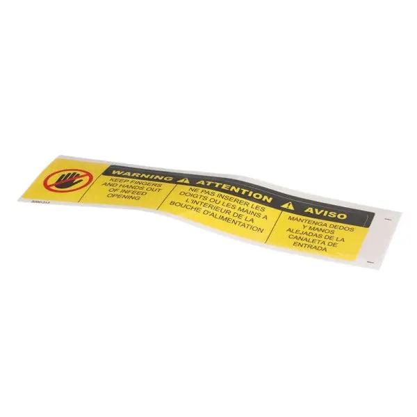 LABEL KEEP FINGERS for Somerset 5000-313